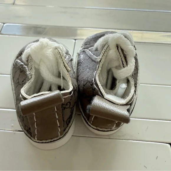 Labubu shoes GG Brown Monogram Sneakers for Pop marts Labubu doll. New - Picture 2 of 3